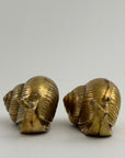 Vintage Brass Snails-A Pair