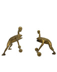 Vintage Brass Workout Frogs-A Pair