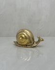 Small Vintage Brass Snail-5 inches Long