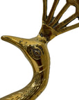 Vintage Brass Peacocks
