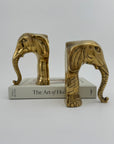 Vintage Brass Elephants- A Pair