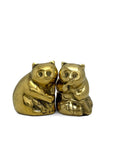 Vintage Brass Panda Bears-A Pair