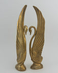 Vintage Brass Swans-A Pair by Dolbi Cashier