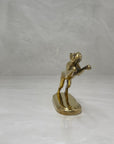 Vintage Brass Panther on Stand