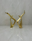 Vintage Brass Soaring Birds-A Pair