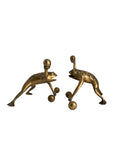 Vintage Brass Workout Frogs-A Pair