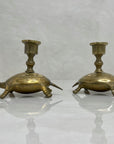 Vintage Brass Candlestick Holders-Pair