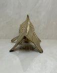 Large Vintage Brass Fish