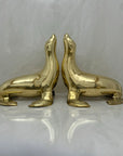 Vintage Brass Seals- A Pair by Frederick Cooper