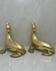 Vintage Brass Seals- A Pair by Frederick Cooper