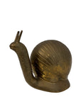 Vintage Brass Snail Figurine