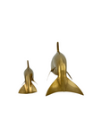 Vintage Brass Dolphins-A Pair