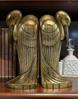 Tall Vintage Brass Pelican Bookends-A Pair