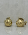 Goldfish Whimsy-Vintage Brass Fish-A Pair