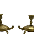 Vintage Brass Candlestick Holders-Pair