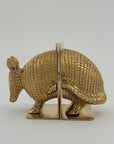 Vintage Brass Armadillo Bookends-A Pair