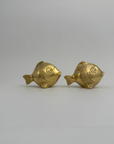 Whimsical Vintage Brass Fish-A Pair