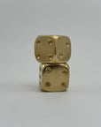 Vintage Brass Dice-A Pair