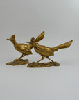 Vintage Brass Roadrunner Pair – Sculptural Mid-Century Collectibles