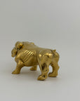 Large Vintage Brass Bulldog 11.5 pounds