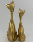 Vintage Bronze Cats-A Pair