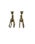 Vintage Brass Rocking Horse Candle Holders – Set of 2 Made by Enesco