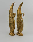 Vintage Brass Swans-A Pair by Dolbi Cashier