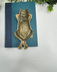 Vintage Brass Frog Ashtray
