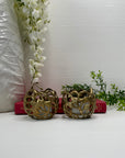 Pretty Vintage Brass Votive Candleholders