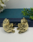 Vintage Brass Frog Pair