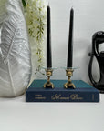 Vintage Brass Small Frog Candlestick Holders
