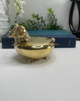 Sweet Brass Sheep Trinket Dish