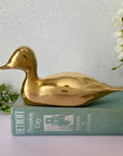 Vintage Brass Duck