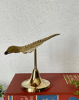 Vintage Brass Jet on Stand