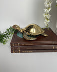 Vintage Brass Large Turtle