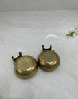 Vintage Brass Dog Candleholder/Trinket Dish