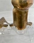 Vintage Brass Frog Couple