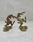 Small Bunny Rabbit Bookend Pair