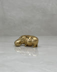 Vintage Brass Hippo