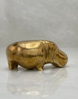 Vintage Brass Hippo