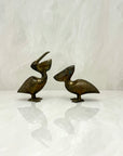 Vintage Brass Pelicans-A Pair