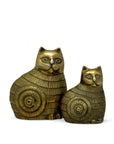 Vintage Brass Cats-A Pair