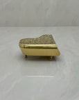 Vintage Brass Piano Trinket Box