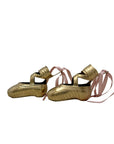 Vintage Brass Ballerina Slippers-A Pair