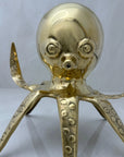 Vintage Brass Octopus Bank-Large