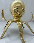 Vintage Brass Octopus Bank-Large