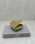 Vintage Brass Piano Trinket Box