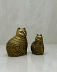 Vintage Brass Cats-A Pair