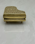 Vintage Brass Piano Trinket Box