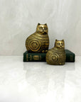 Vintage Brass Cats-A Pair